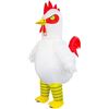 Image 1 : NEW WITH BOX INFLATABLE CHICKEN COSTUME ADULT