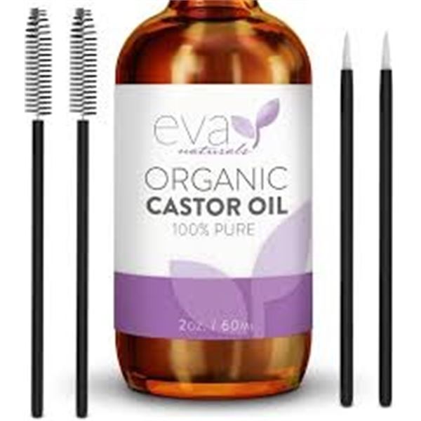 NEW 2 OZ EVA ORGANIC CASTOR OIL