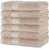 Image 1 : BRAND NEW AMAZON BASICS PACK OF 6 TOWELS 16 X 26"