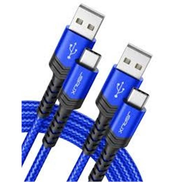 NEW WITH BOX JSAUX 2 PACK 6.6FT USB TYPE C