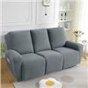 Image 1 : NEW WITH BAG 8 PIECE SOFA COVER FOR LOVESEAT RECLI