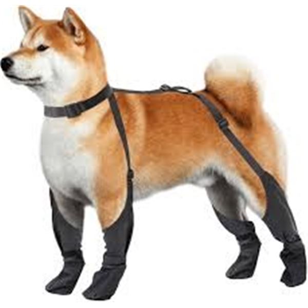 NEW 4 PIECES PETLESO DOG BOOTS SIZE 7