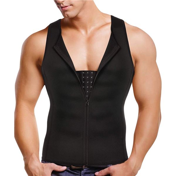 NEW GOTOLY MEN SHAPEWEAR BLACK XXXL