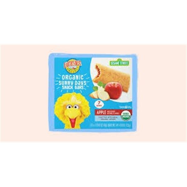 NEW 6 X 4.69 OZ ORGANIC SUNNY DAYS SNACK BARS