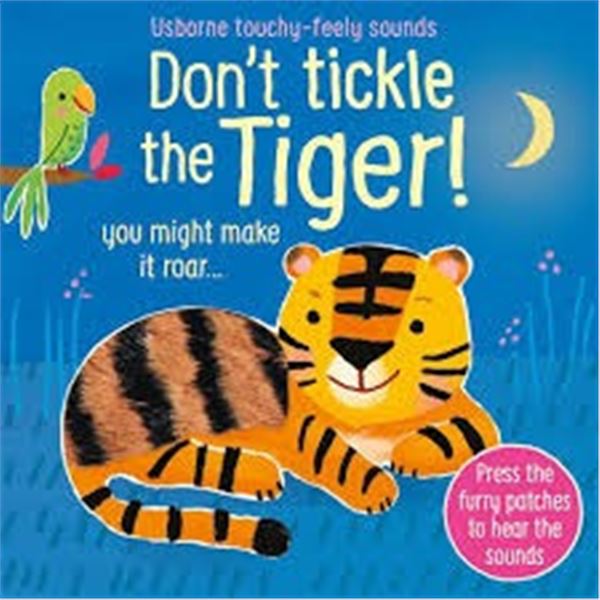 NEW WITH BOX HARDCOVER- DONT TICKLE THE TIGER