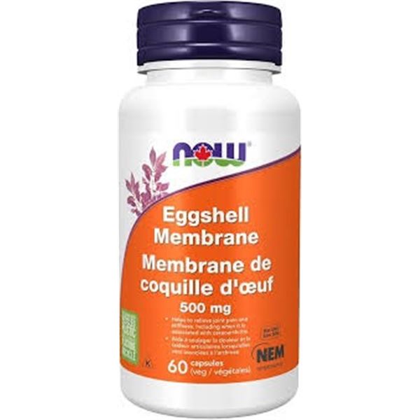 NEW 60 CAPS NOW EGGSHELL MEMBRANE 500MG