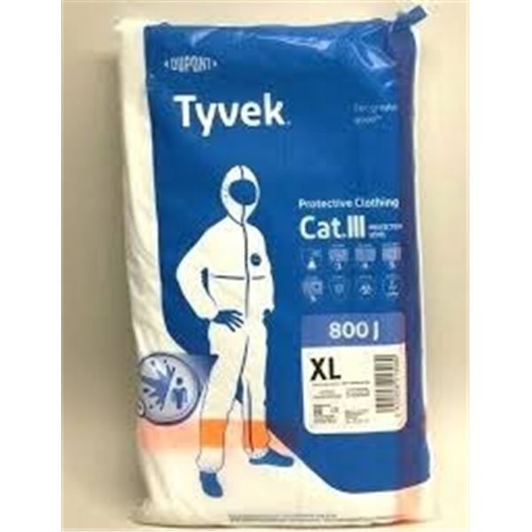 NEW TYVEK PROTECTIVE CLOTHING CAT III XL