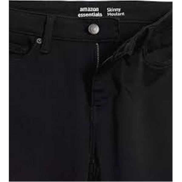NEW AMAZON ESSENTIALS SIZE 8 BLACK JEAN SHORTS