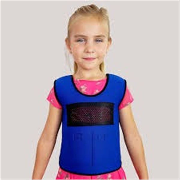NEW BILDUREM MEDIUM BLUE WEIGHTED VEST FOR KIDS