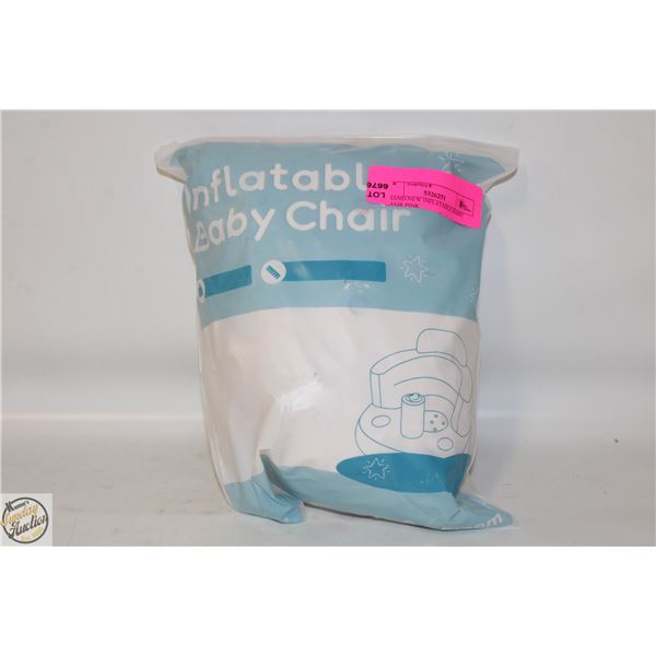 BRAND NEW INFLATABLE BABY CHAIR PINK