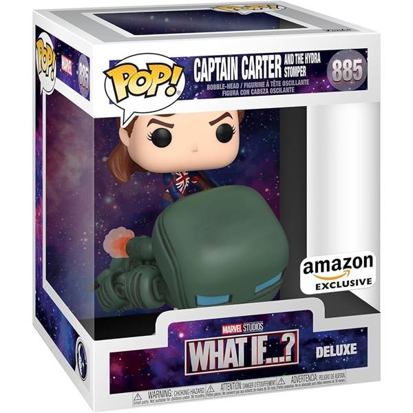 NEW FUNKO POP DELUXE CAPTAIN CARTER W HYDRO STOMP