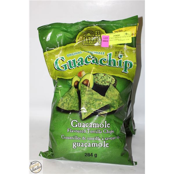 NEW 2 X 284G ORIGINAL GUACACHIP FLAVOURED TORTILLA