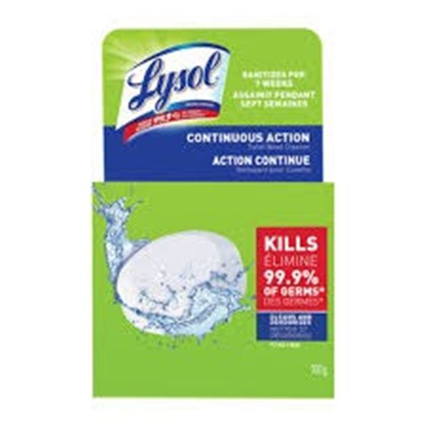 NEW 2 X 100G LYSOL CONTINUOUS ACTION TOILET CLEAN