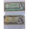 Image 2 : (3) Canadian One Dollar Bills: (1) 1973& (2) 1954