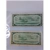 Image 5 : (3) Canadian One Dollar Bills: (1) 1973& (2) 1954