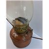 Image 2 : Vintage Hanging Oil Lamp - 25" x 12" x 5"