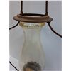 Image 3 : Vintage Hanging Oil Lamp - 25" x 12" x 5"