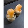 Image 2 : (2) Baby Owl Stone Carvings - 3.5" Tall