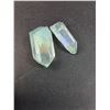 Image 3 : (2) Aqua Aura Quartz Stones