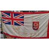 Image 1 : Canadian Victory Loan Flag World War Two Era - Some Wear - 46" x 96"