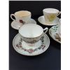 Image 3 : (6) Tea Cup & Saucer Sets: Royal Albert, Pheonix, Royal Trent, Royal Stafford