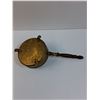 Image 4 : Brass Plated Coal Foot Warmer w/Wooden Handle - 13" x 6" x 5"
