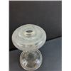 Image 3 : Clear Glass Kerosene/Oil Lamp Base -10" x 5.5"