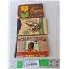 Image 1 : (3) Vintage Educational Pocket Books- Flowers, Birds, Native Americans