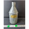 Image 1 : Western Steel Products Galvanized Oil Bottle 10.5" Tall
