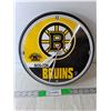 Image 1 : Boston Bruins Plastic Wall Clock 12.5"