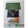 Image 1 : Vintage Singer Sewing Machine Manuals & Blind Stich Attachment