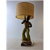 Image 4 : Black Americana Lamp with Shade 21.5" Tall, As Is,  PICKUP
