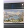 Image 2 : Waterton Lakes National Park Painting by Marilyn Kinsella 11" x 13.25"