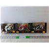 Image 1 : (3) 1:18 Model Motorcycles- Triumph Speedtriple, Honda 600 F4, Yamaha 850, Sealed