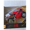 Image 2 : (3) 1:18 Model Motorcycles- Ducati 996, Kawasaki Ninja ZX-12, BMW, Sealed