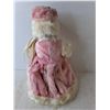 Image 2 : Vintage Plastic Doll with Winter Dress 13.5" Tall