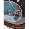 Image 2 : Domed Curved Glass Civil War Print - Artist Mort Kunster - "Wayside Farewell" - 19" x 23" x 1.5"