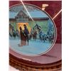 Image 3 : Domed Curved Glass Civil War Print - Artist Mort Kunster - "Until we Meet Again" - 19" x 23" x 1.5"