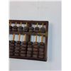 Image 3 : Vintage Wood & Brass Abacus - 12.5" x 7" x 1"