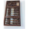 Image 4 : Vintage Wood & Brass Abacus - 12.5" x 7" x 1"