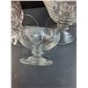 Image 5 : Canadian Pacific Glass, Saskatchewan Prairie Lily Shot Glass, (4) Liqueur Glasses, Rubber Ball Drum 