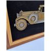 Image 2 : String Art Antique Car (Packard?) on Black Velvet w/ Wood Frame - 21" x 14"