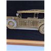 Image 3 : String Art Antique Car (Packard?) on Black Velvet w/ Wood Frame - 21" x 14"