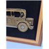 Image 4 : String Art Antique Car (Packard?) on Black Velvet w/ Wood Frame - 21" x 14"