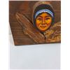 Image 2 : Indigenous Art by Betty Lou Douglas - Dated 19-6-70 - 8" x 6"