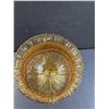Image 4 : Italian Empoli Amber & Clear Glass - 10.5" x 5"