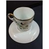 Image 5 : Staffordshire Potteries Antique Tea Cup (1850's) Hand Painted - Has Hairline Crack