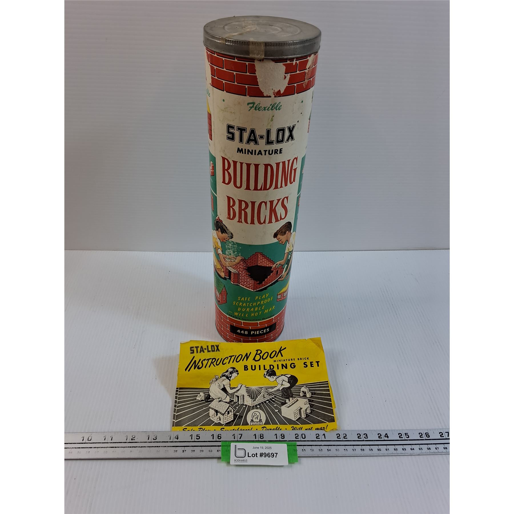 Vintage Sta-Lox Building Bricks Set - Bodnarus Auctioneering