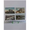 Image 1 : (4) Vintage Postcards: Downtown Saskatoon, City Hospital, Bird's Eye View