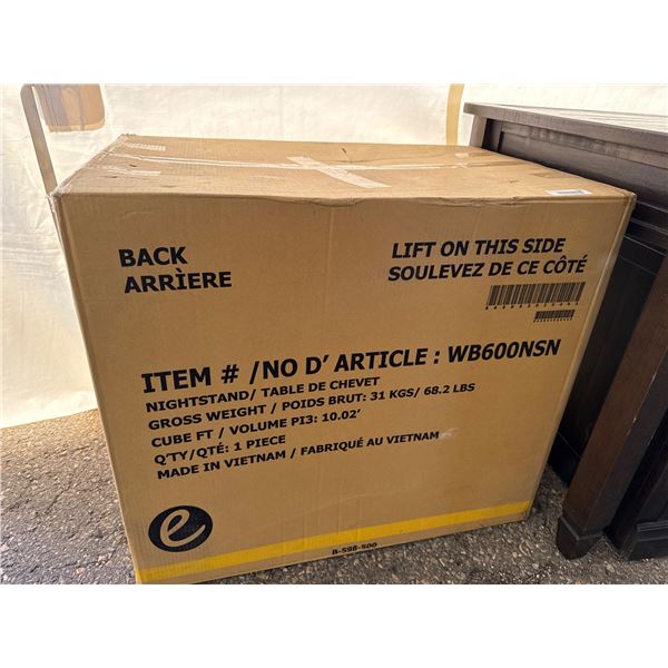 Wade Nightstand/End Table Model WB600NSN new in box